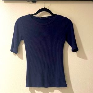 Reformation Top - Navy - Size Small